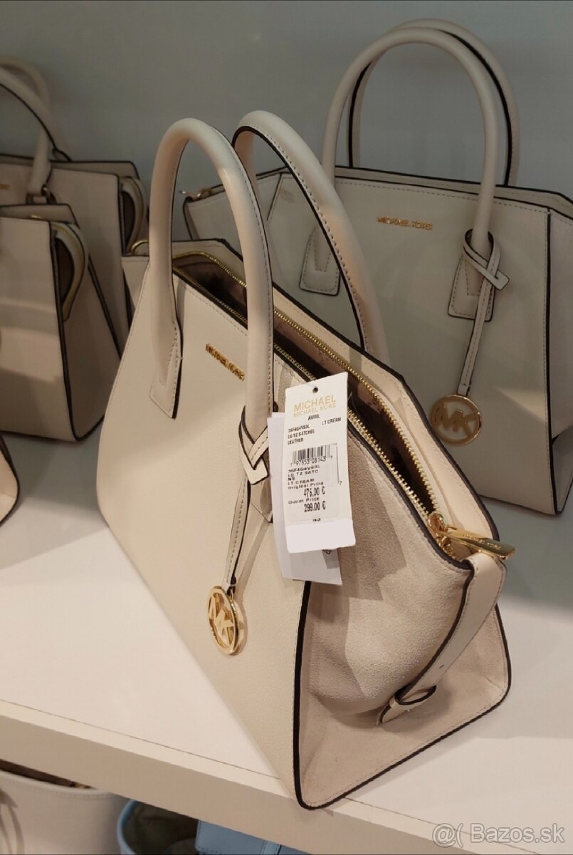 Kožená kabelka Michael Kors Avril - 6