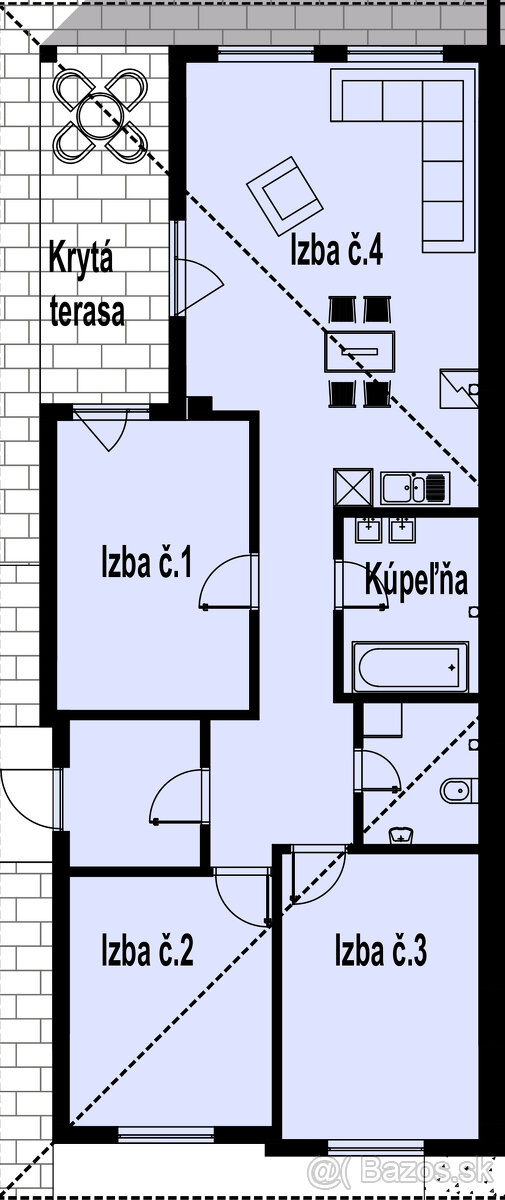 4izbový rodinný dom - Horná Potôň - 6