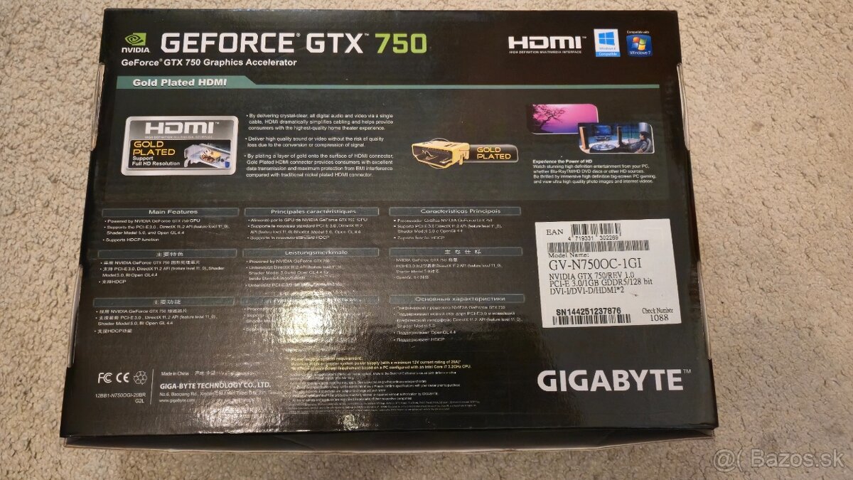 GIGABYTE GTX 750 1GB - 6