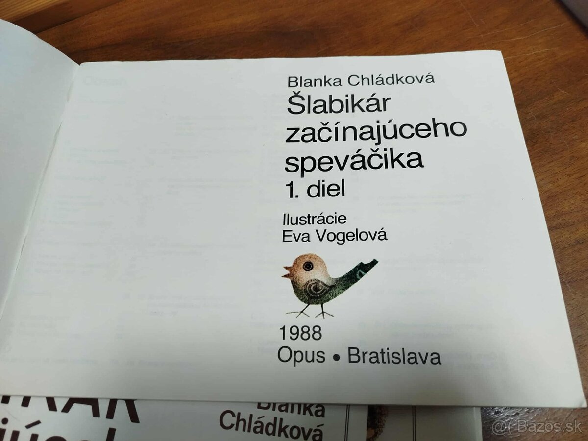 Šlabikár začínajúceho speváčika--1988--Chládková Blanka--I., - 6