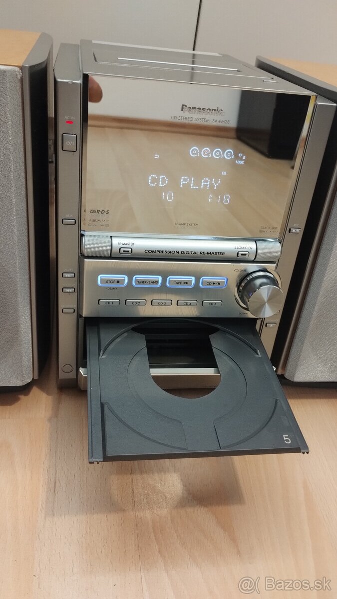 Predám hifi vežu Panasonic SA-PM28 - 6