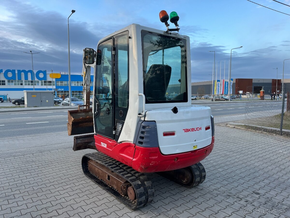 Minibager minirypadlo Takeuchi TB228, Kubota JCB Yanmar - 6