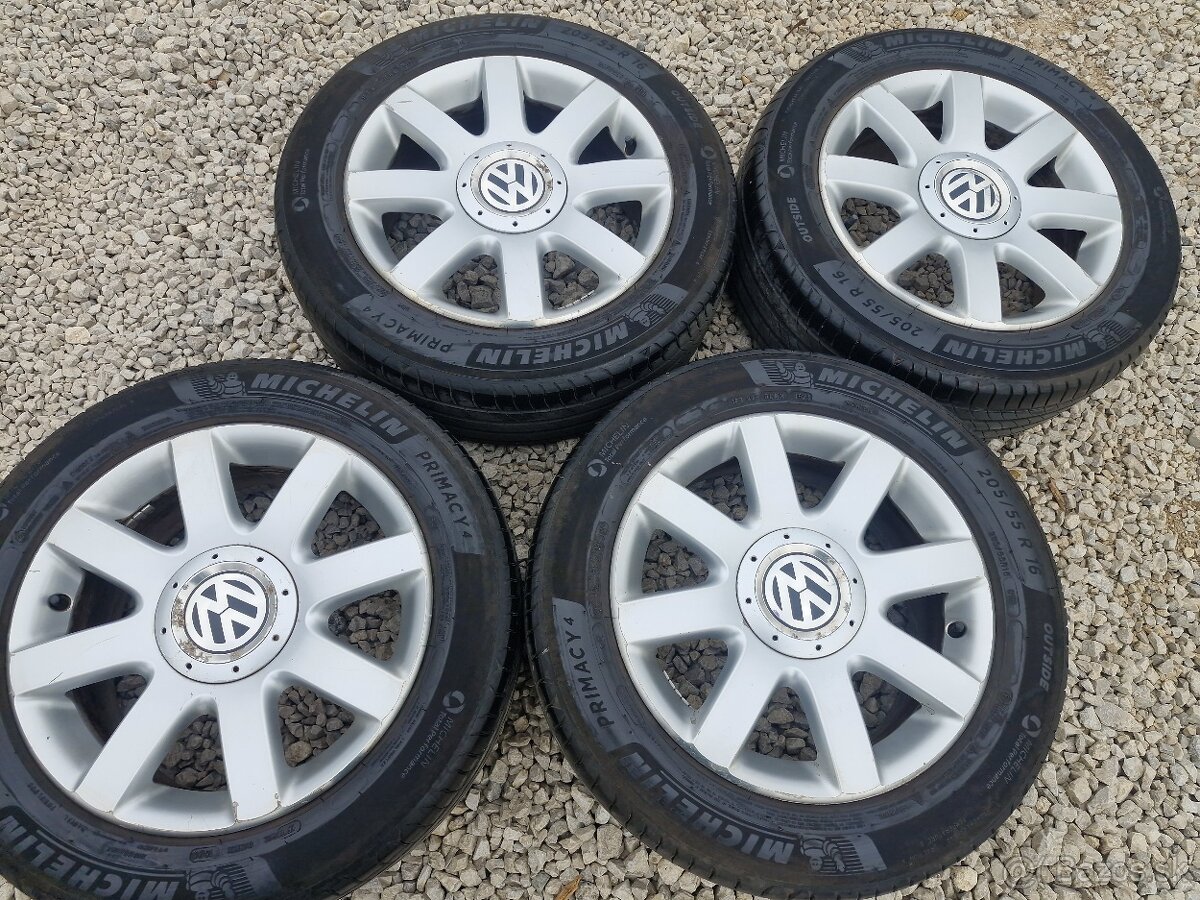 4 kusy 16 DISKY 5x112 R16 6Jx16H2 ET48 originál Skoda octavi - 6
