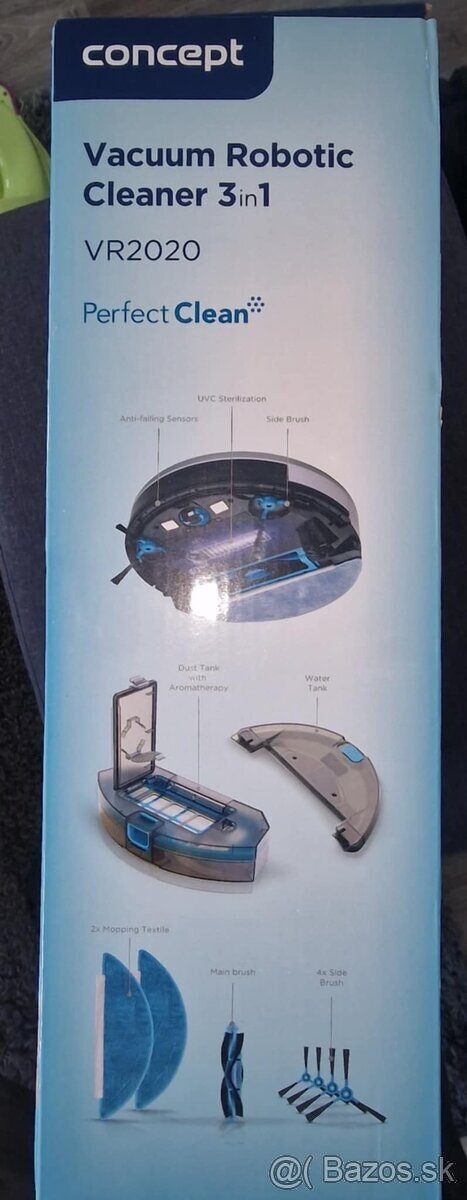 Predám robotický vysávač Concept VR 2020 3 v 1 - nový - 6