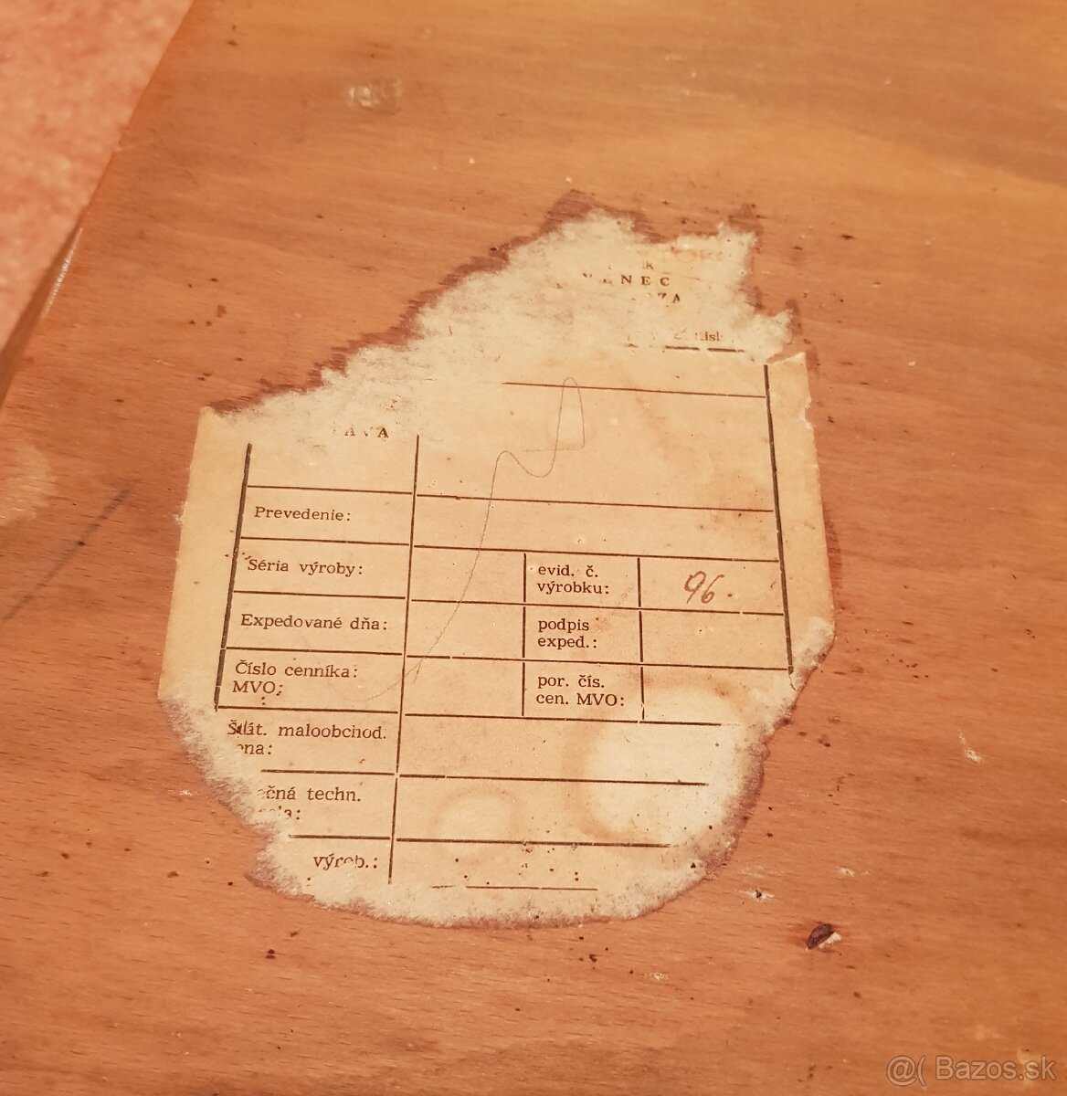 Stolík Krab arch. J. Halabala - 6