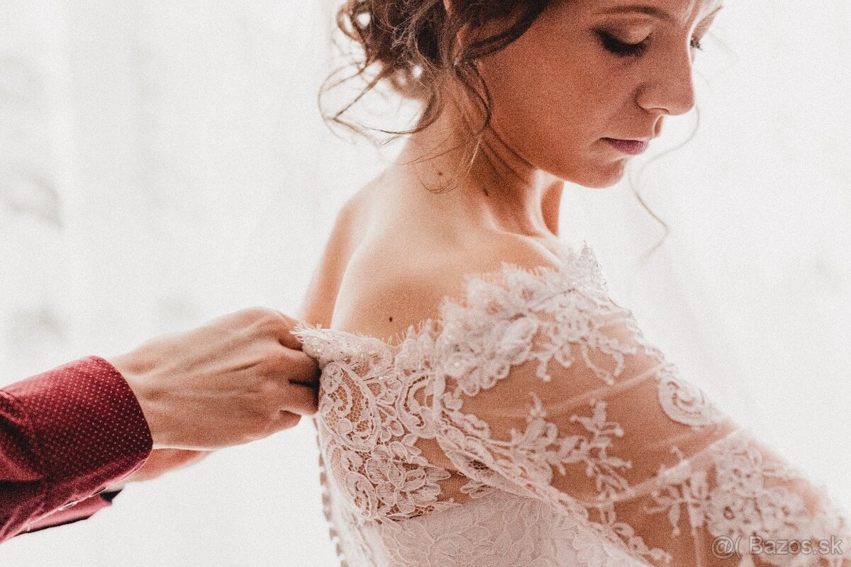 Svadobné šaty na predaj - 6