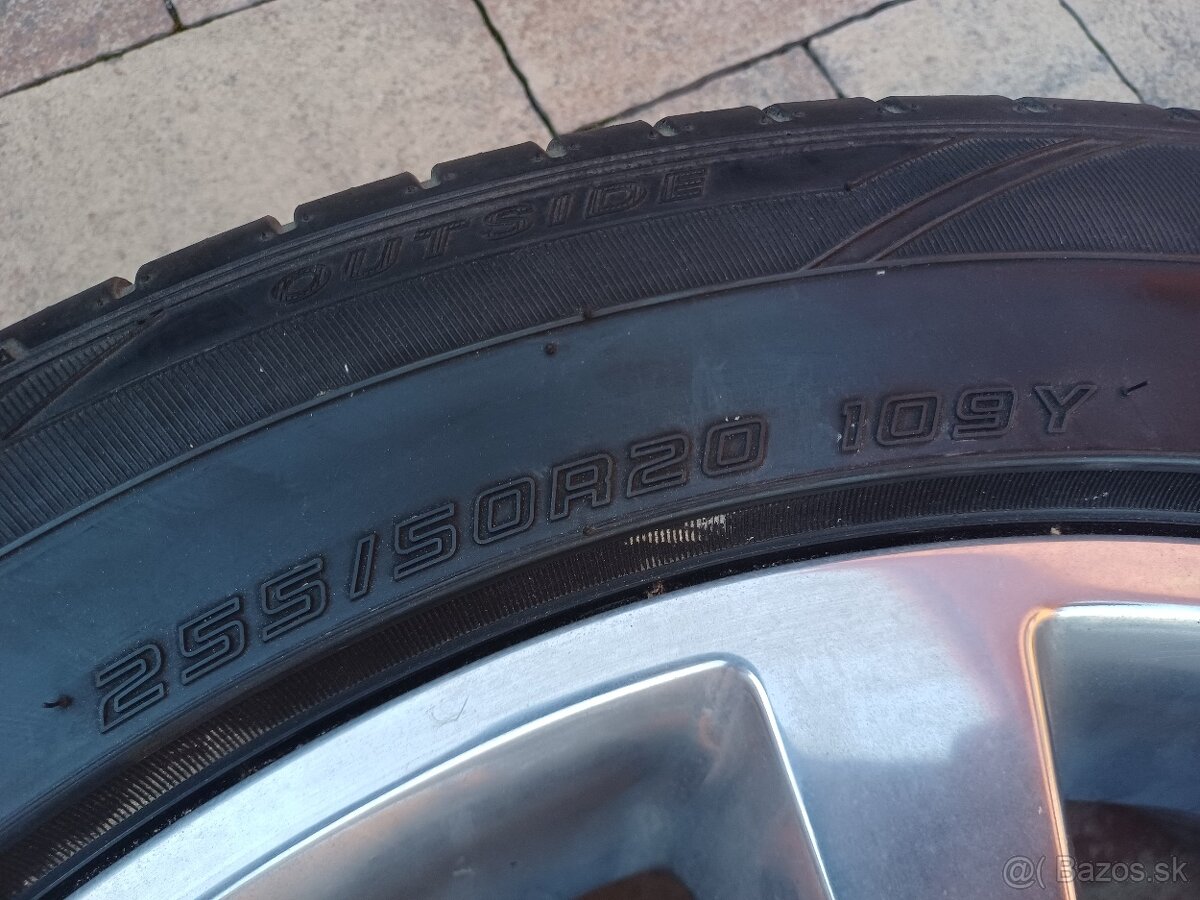 Orig. hliníkové disky Land Rover R20, 5x120 - 6