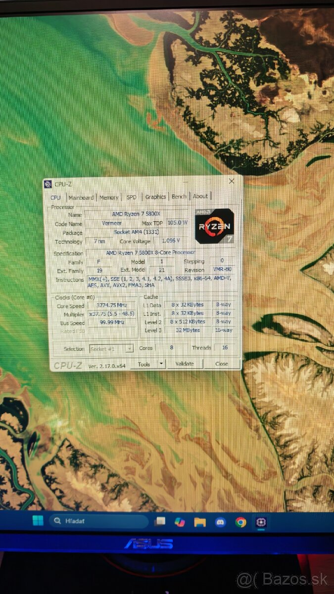 Ryzen 5800x + ROG CROSSHAIR VIII + Corsair 32 GB RAM - 6