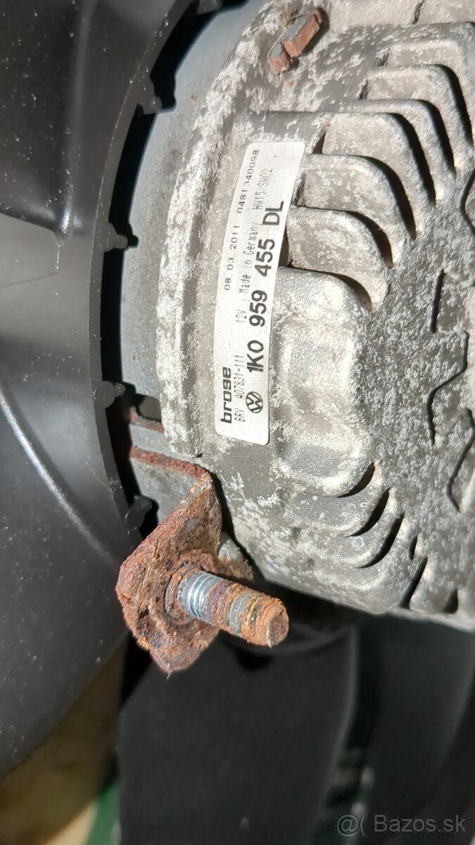 Ventilátor chladiča Brose VW group Original, treba opravit - 6