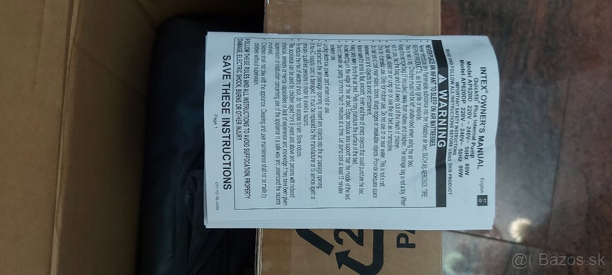 Nafukovacia postel - matrac INTEX - 6