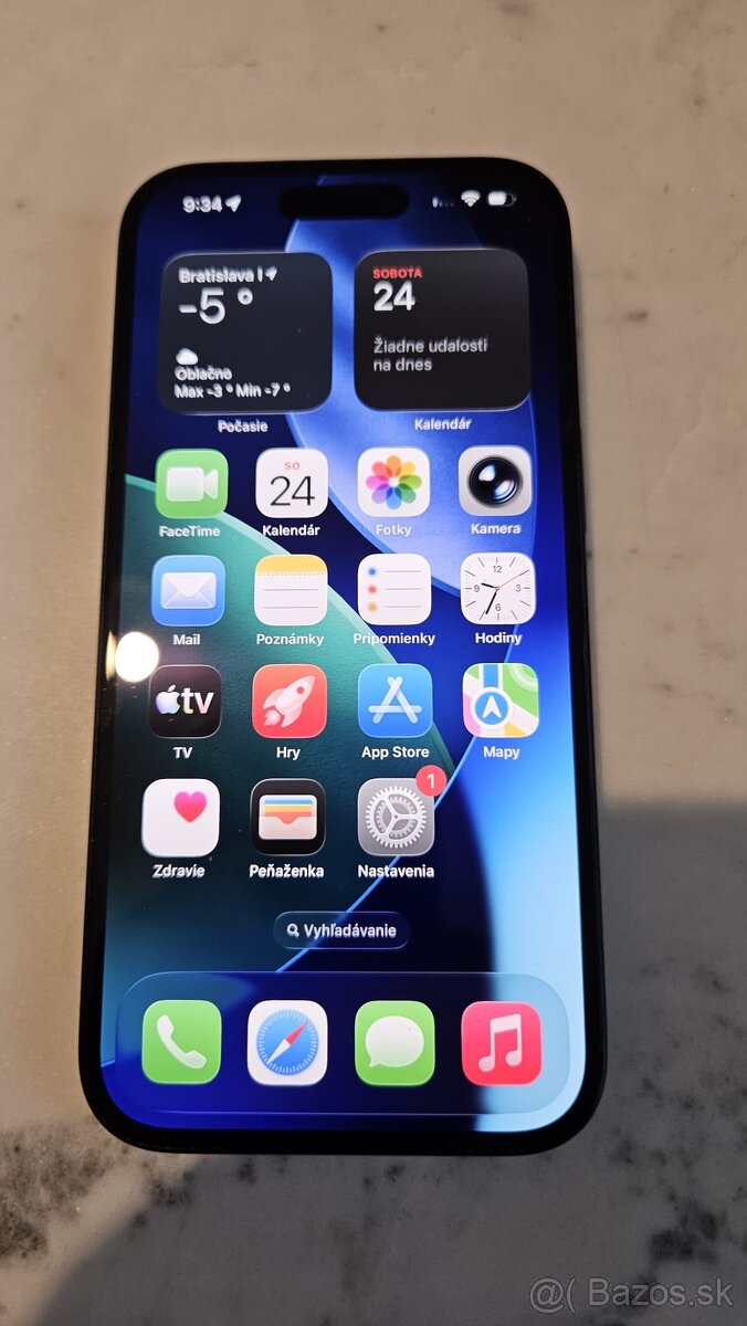 iPhone 15 128GB Black - Top stav, 99% batéria, v záruke - 6