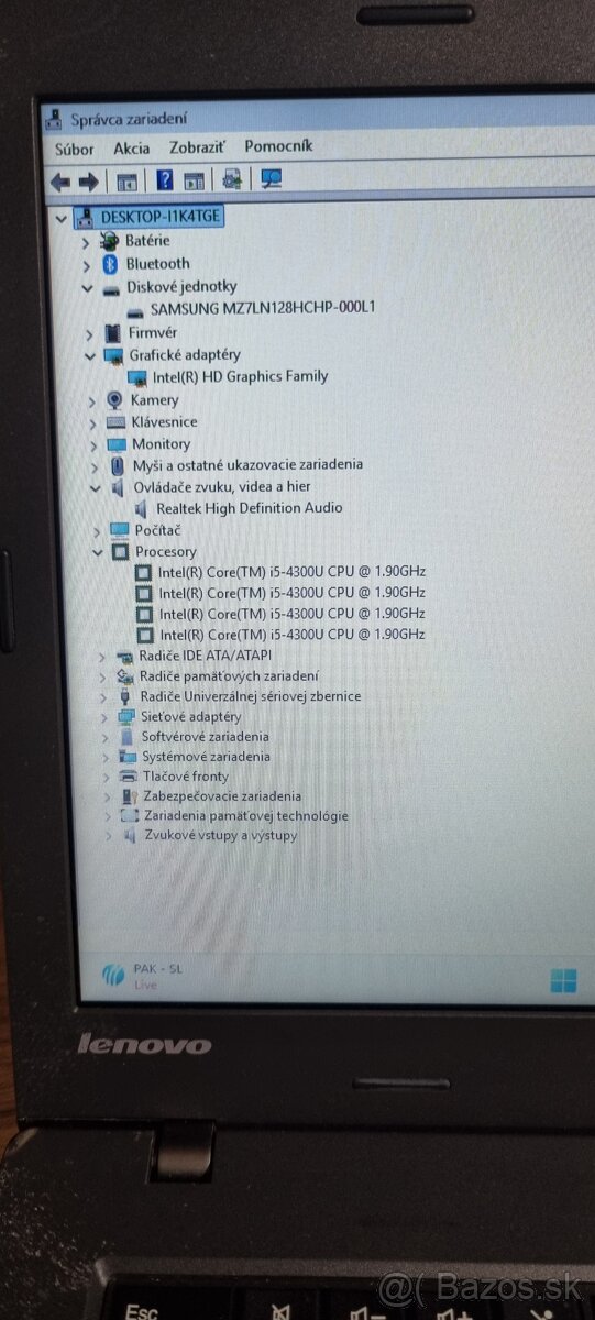 14" LENOVO ThinkPad L450 i5-4300U/ SSD/ 8GB DDR3 - 6