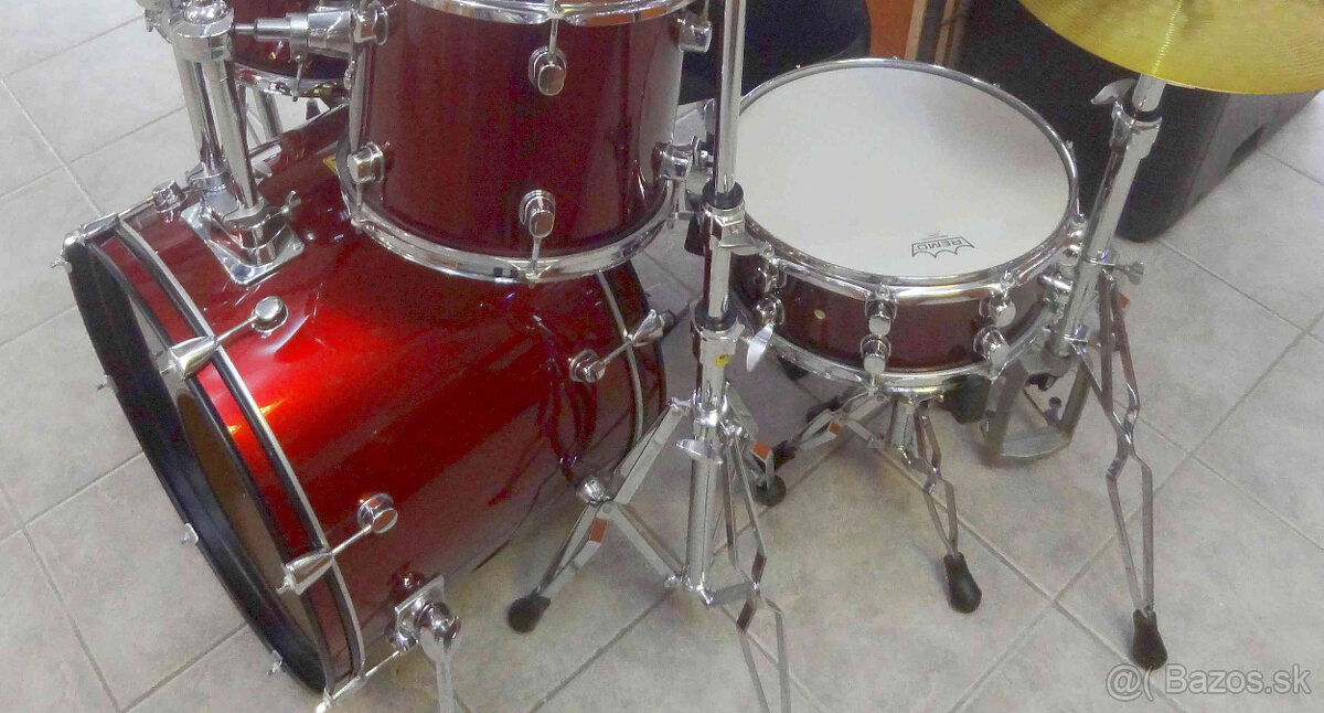 Bicia sada Basix 22 - kompletná sada+stolička+Paiste činely - 6