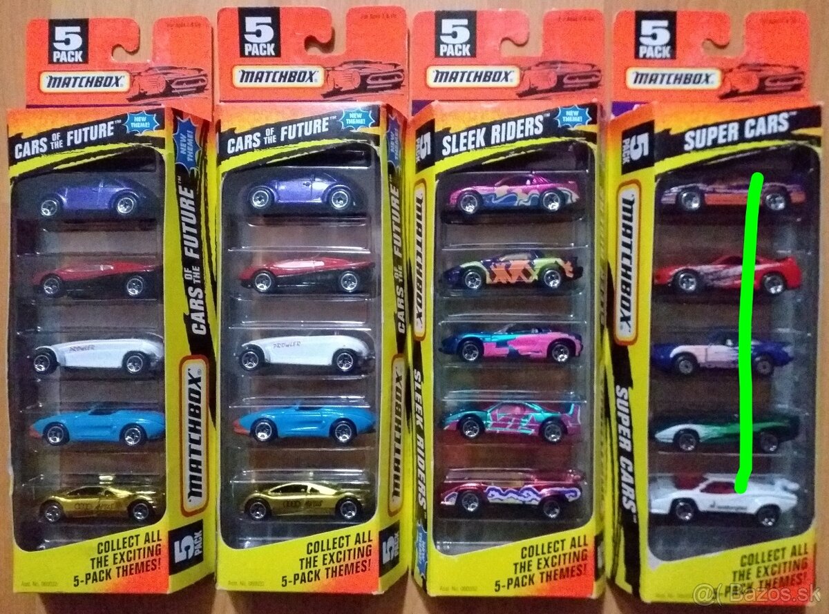 matchbox 5 pack - 6