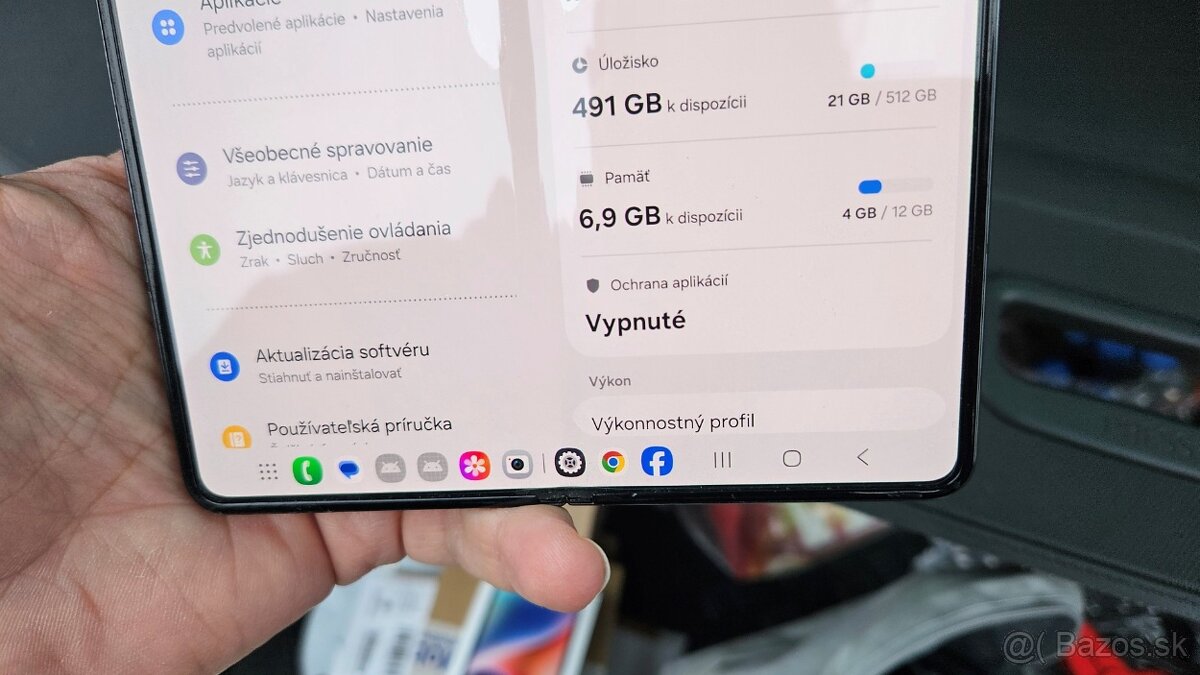 Samsung Galaxy Z Fold 5 tmavý 512GB - aj vymením - 6