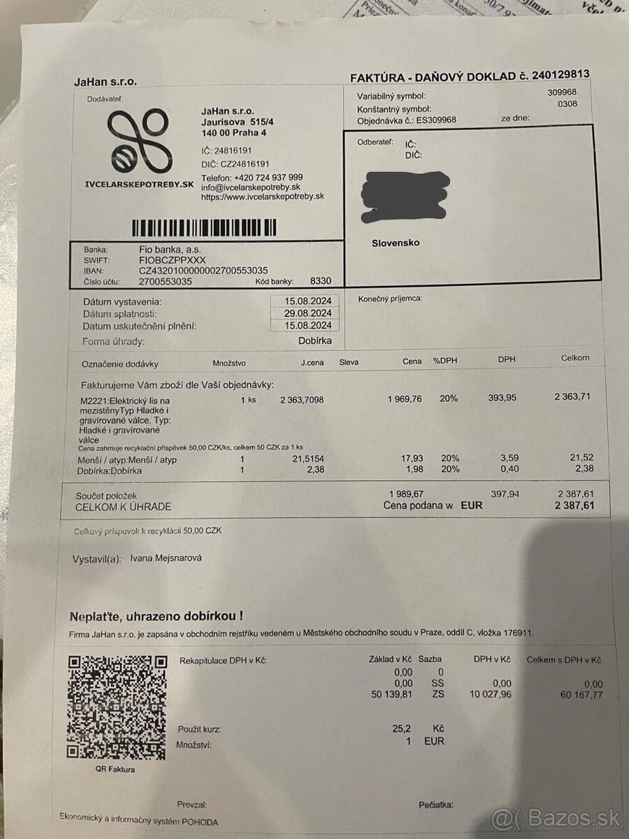 Elektrický lis na včelie medzistienky - 6