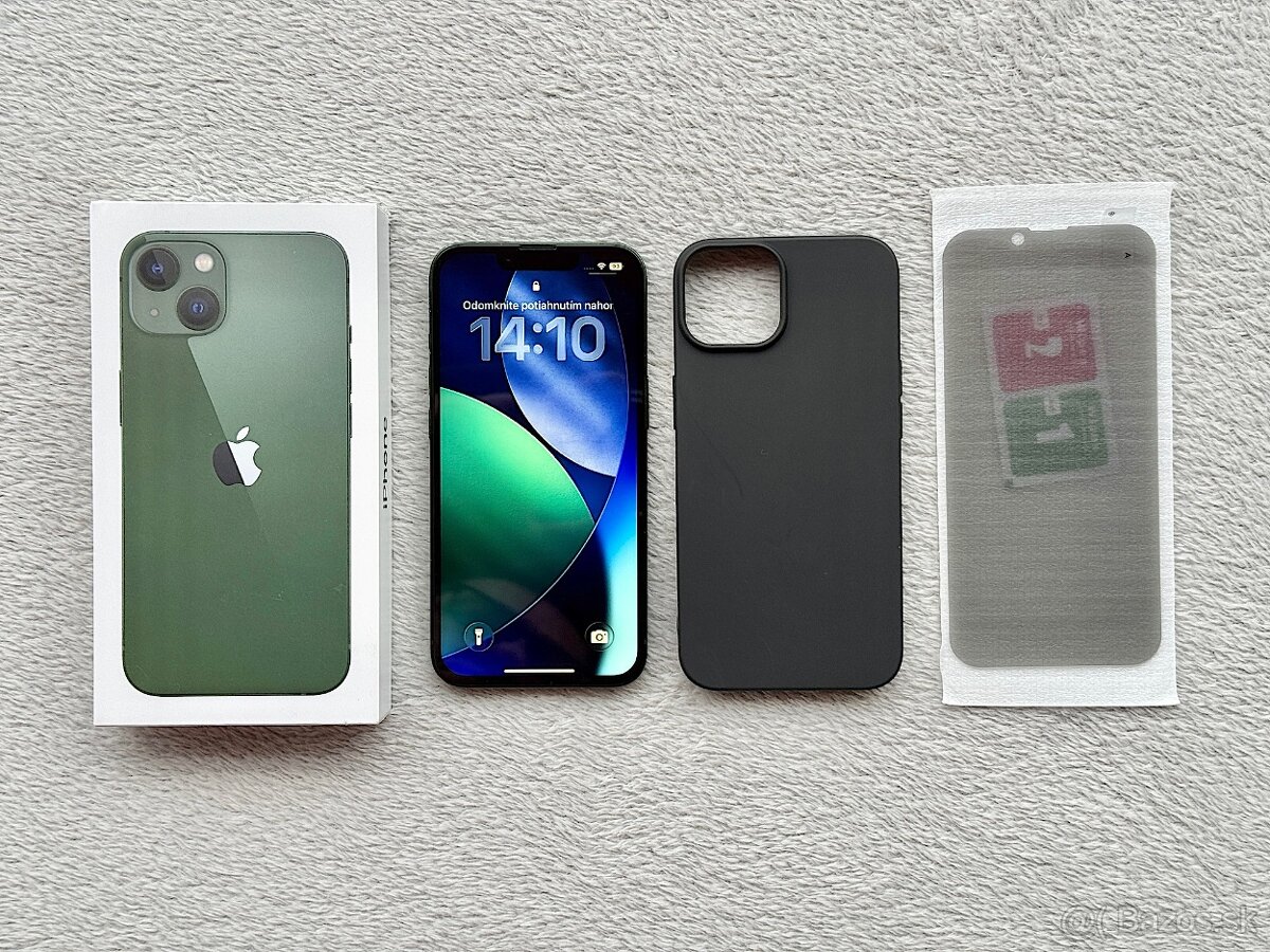 iPhone 13 128GB Zelený, NOVÁ BATERKA - 6