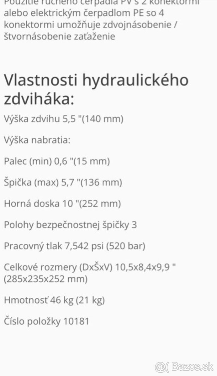 Zdvihák GKS-5 (4 kusy) - 6