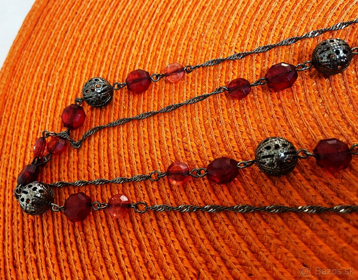 Starožitný vintage náhrdelník - 6