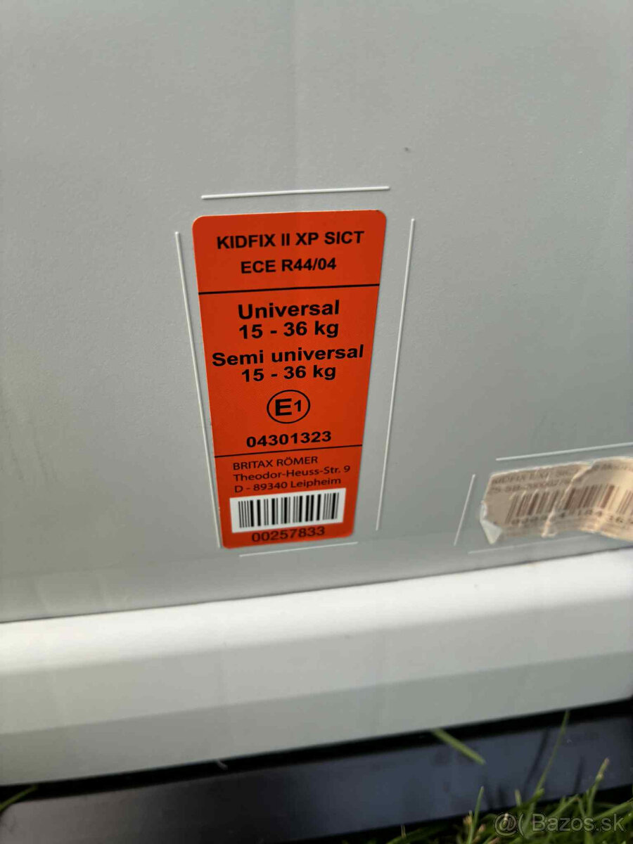 autosedačku Romer KIDFIX II XP SICT 2020 - 6