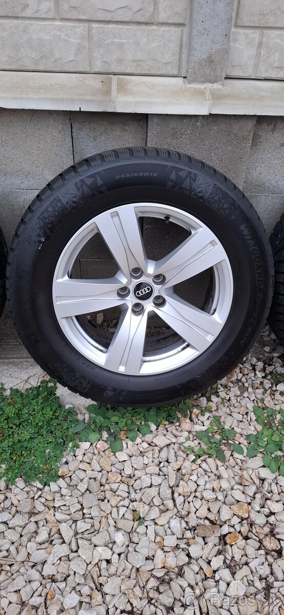 Predám alu elektróny - hliníkové disky r18 Audi - 6