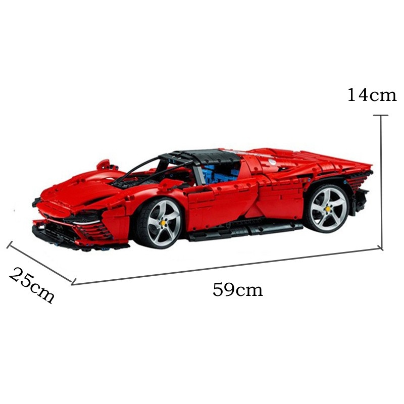 Dostupné Akcia Technik block skladačka auto Ferrarii 1:8 - 6