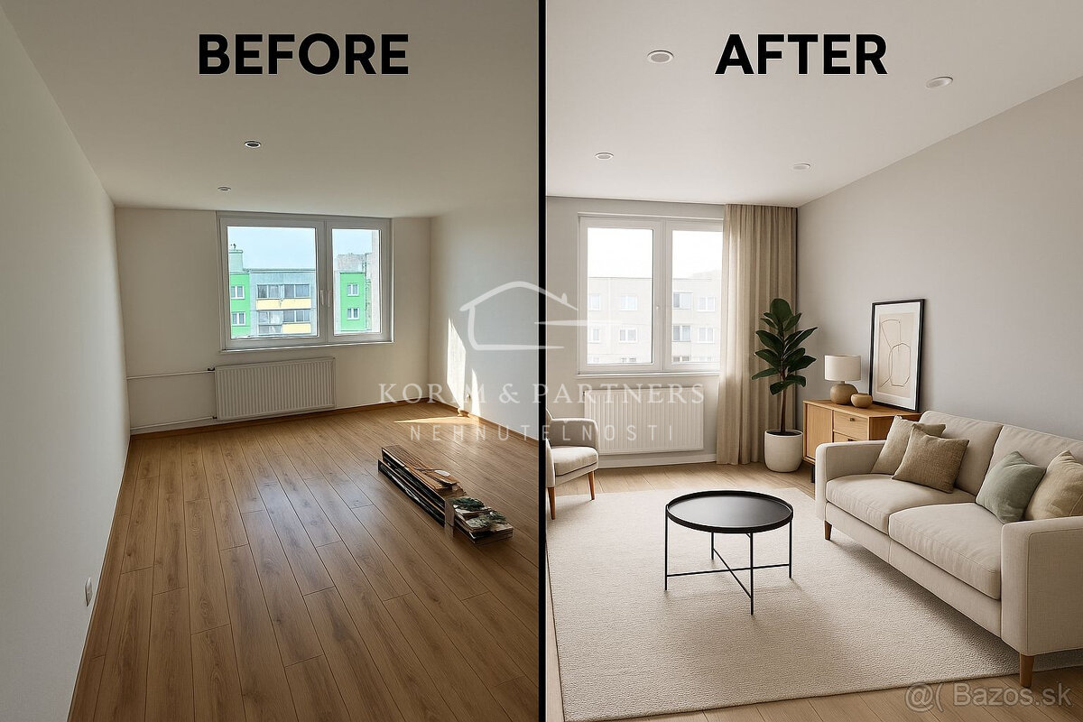 Veľký trojizbový byt s dvomi balkónmi na predaj, Komárno - 6