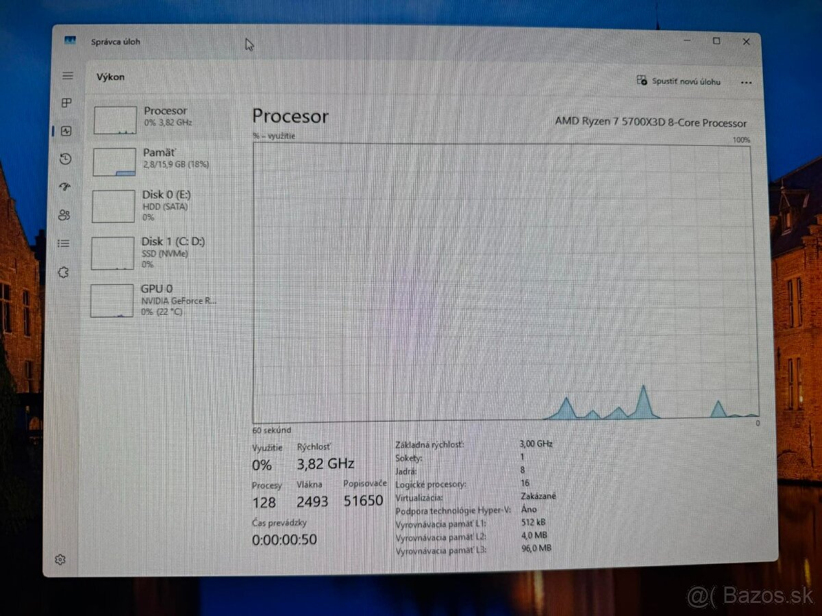 Ryzen 7 5700X3D, RTX 3070 Ti, 16GB DDR4 - 6