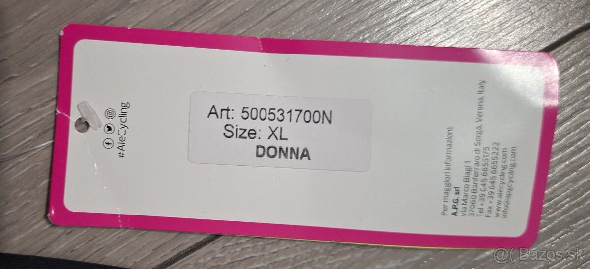 Predám nový triatlonový dres Alé. - 6