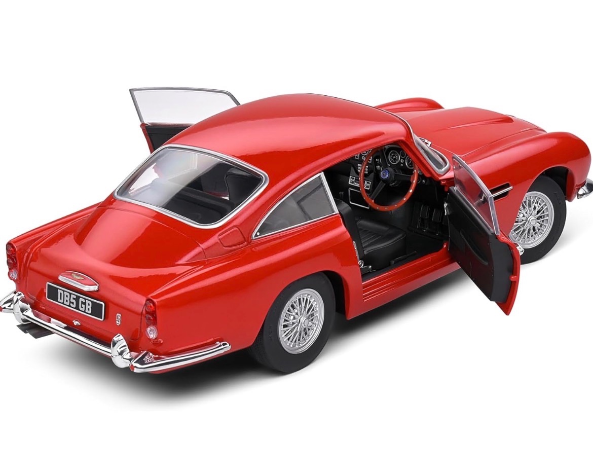 ASTON MARTIN DB5 ČERVENÁ 1/18 - 6