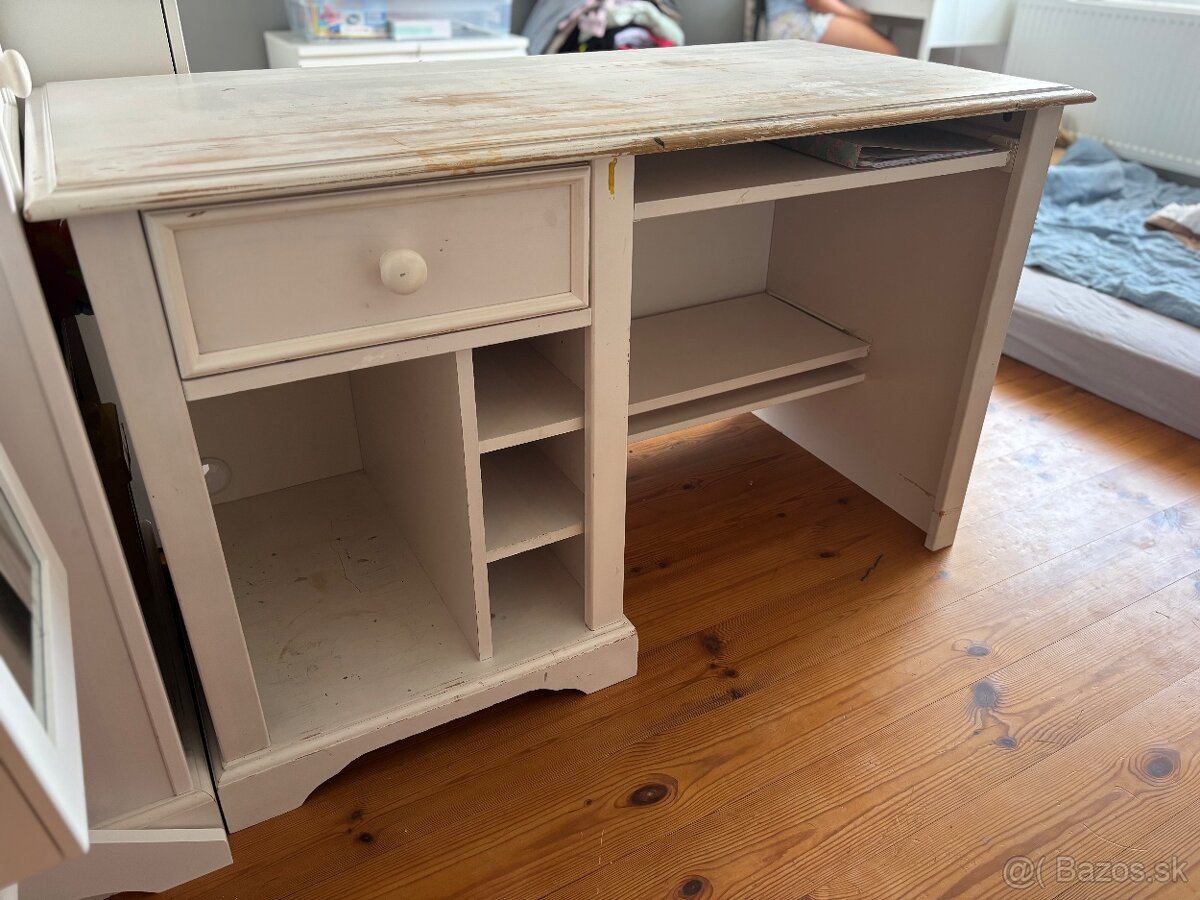 Detská izba z bieleho masívu – komplet zostava - 6