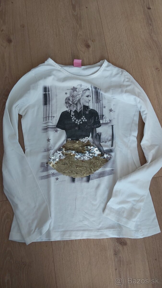 Predám balík oblečenia veľkosť 134 - 140 - 6