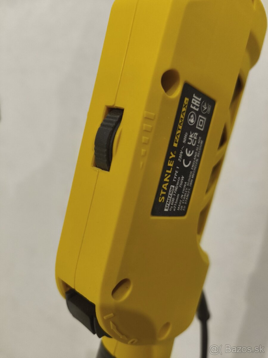 Stanley FatMax SFMEE500S, 750W, 1x použitá + brúsne kotúče - 6