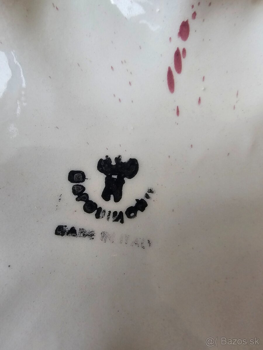 Talianska porcelánová váza Capodimonte. - 6