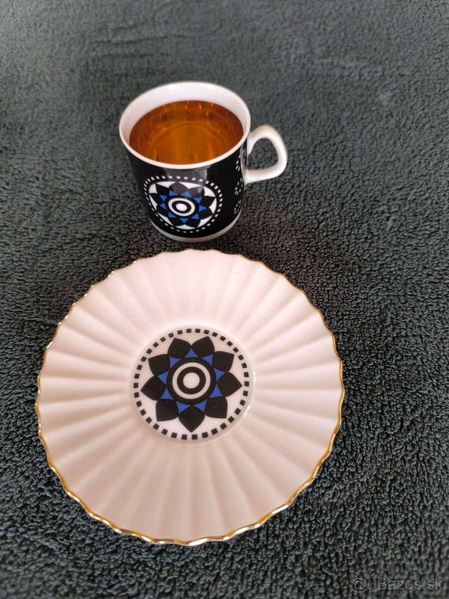 kávový porcelánový set - 6