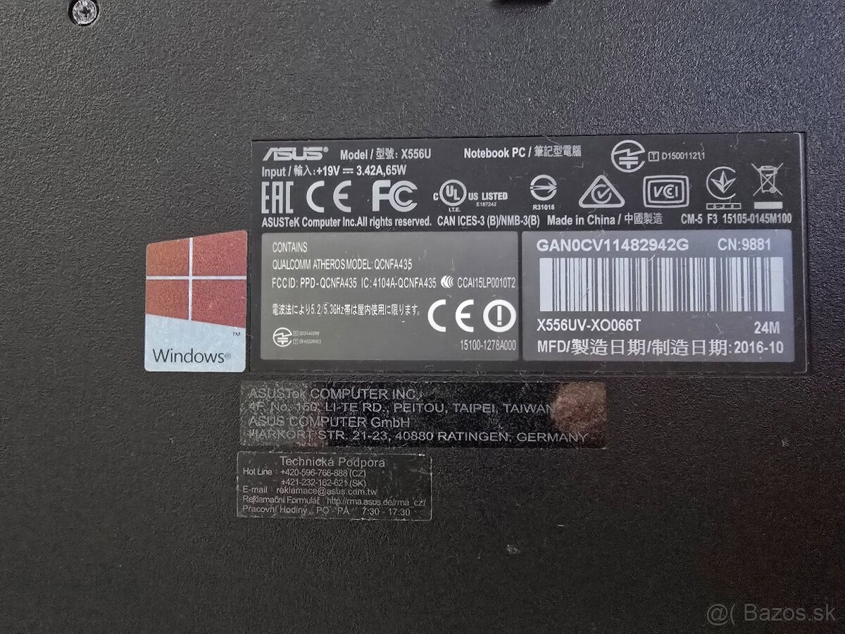 Asus X556UV-XO066T - 6