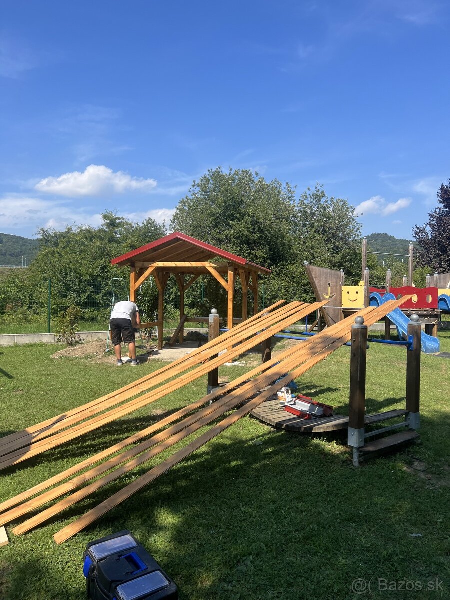 Altánok , pergola , prístrešok stolárske a tesárske práce - 6