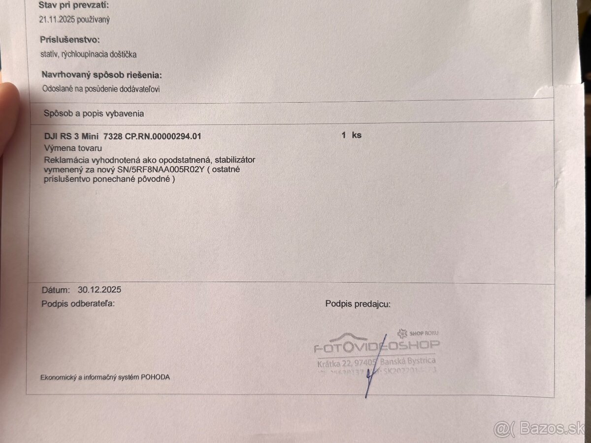 Gimbal DJI RS3 Mini NOVÝ - 6