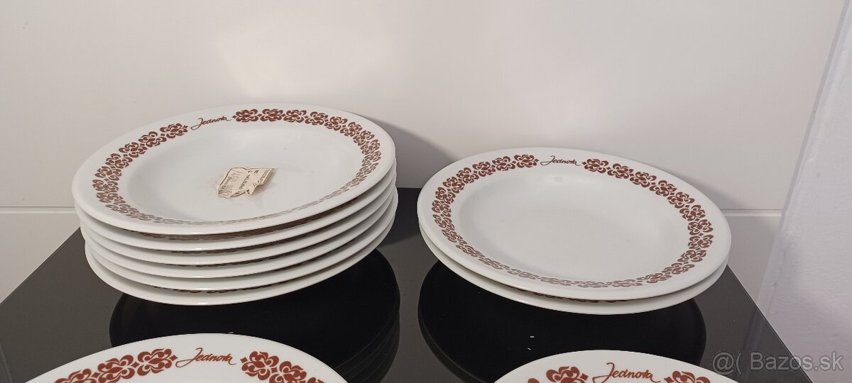 Retro reštauračné taniere Jednota - 6