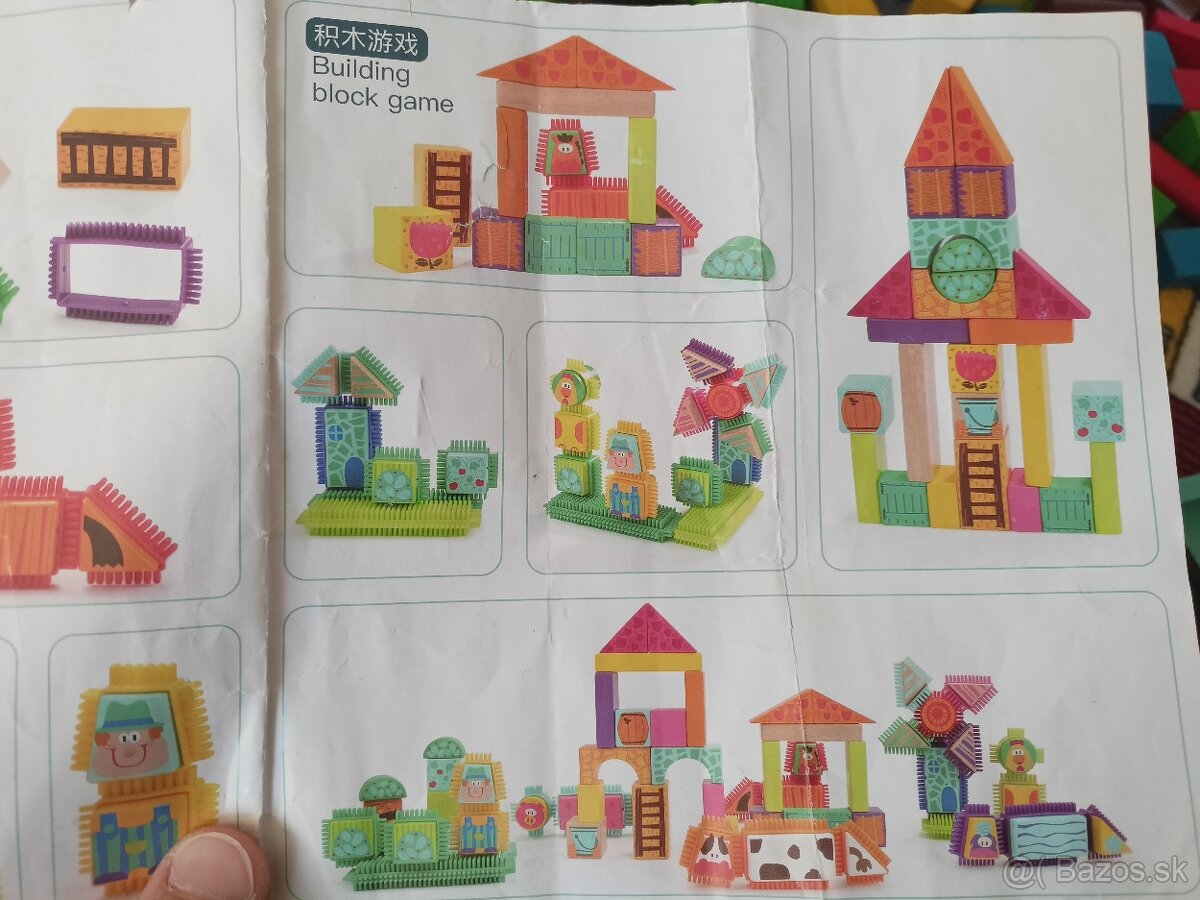 Kocky, building toys,bristle farm blocks - 6