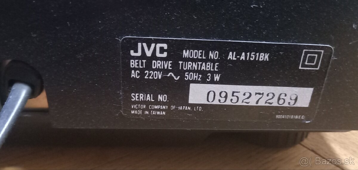 Gramofón JVC AL-A151 BK - 6
