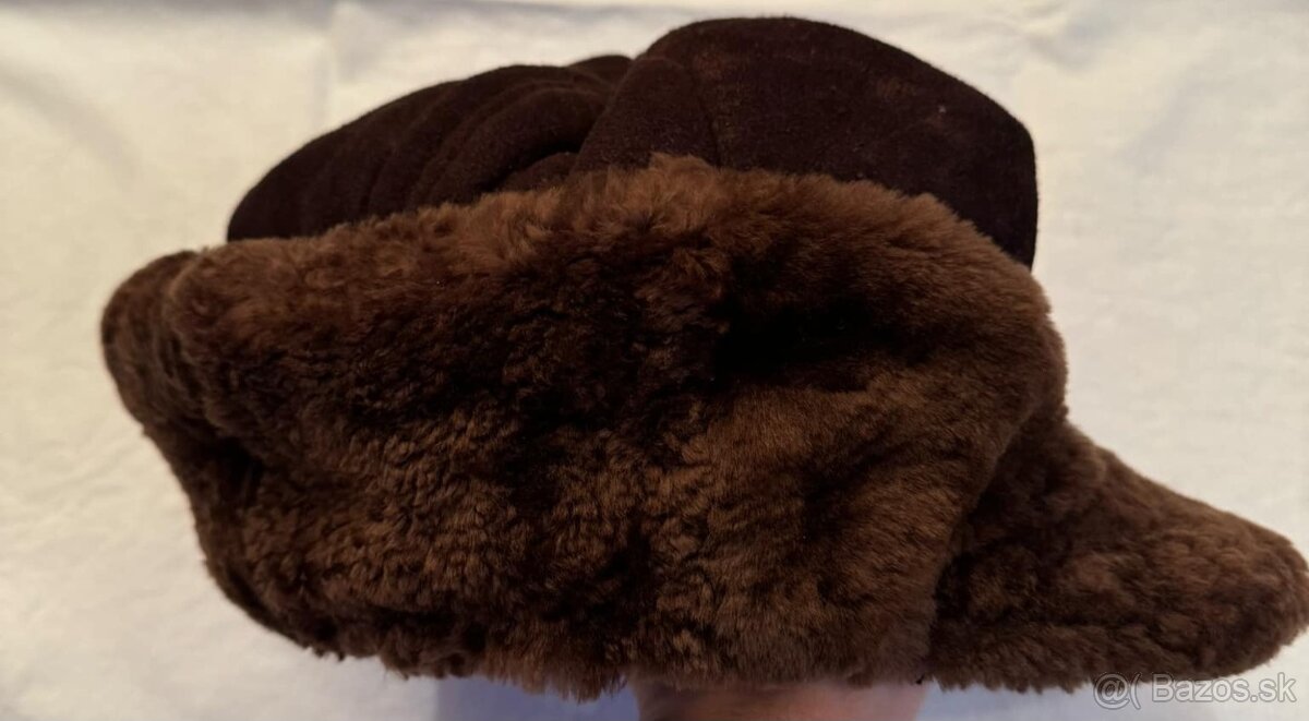 Pánsky zimný ovčí kožuch +čiapka,výhodná cena - 6