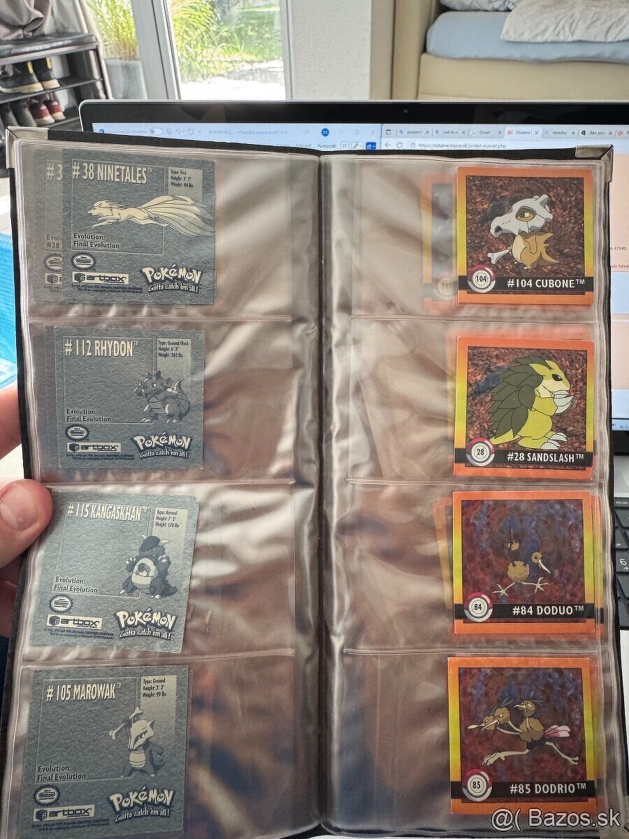 POKÉMON stickers 1999 ARTBOX 1. séria - 6