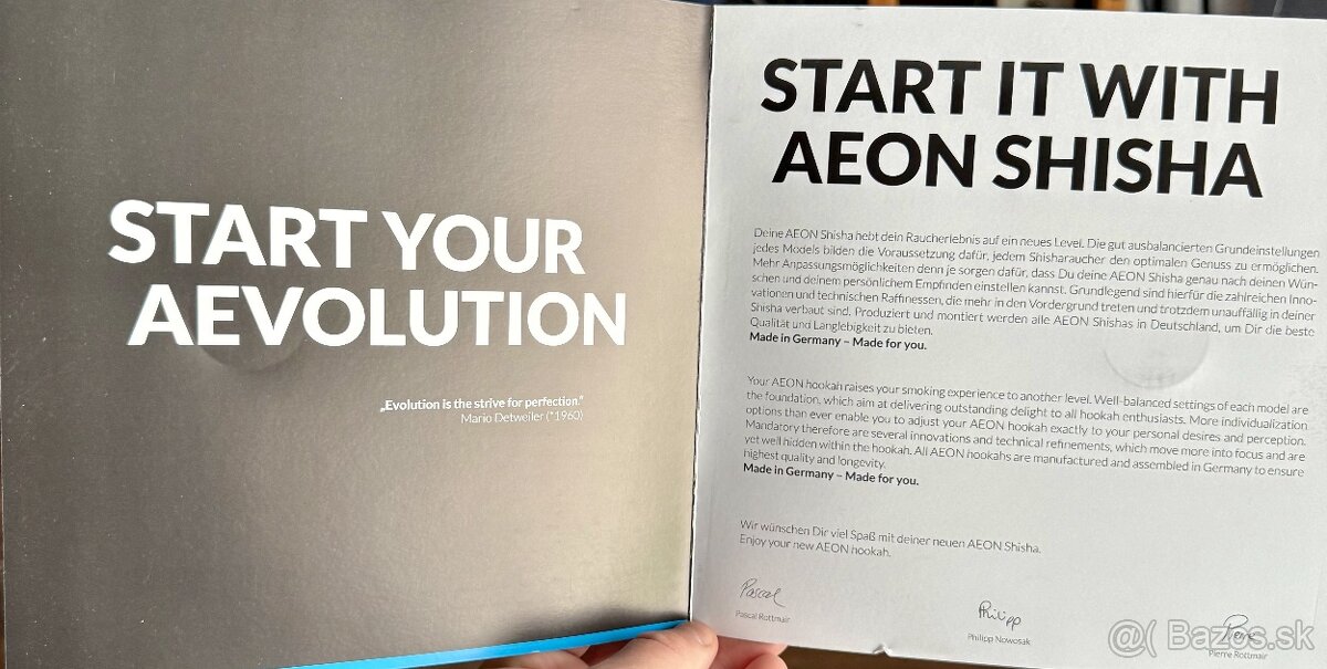 Vodná fajka Aeon Edition 4 Lounge Clear + príslušenstvo - 6