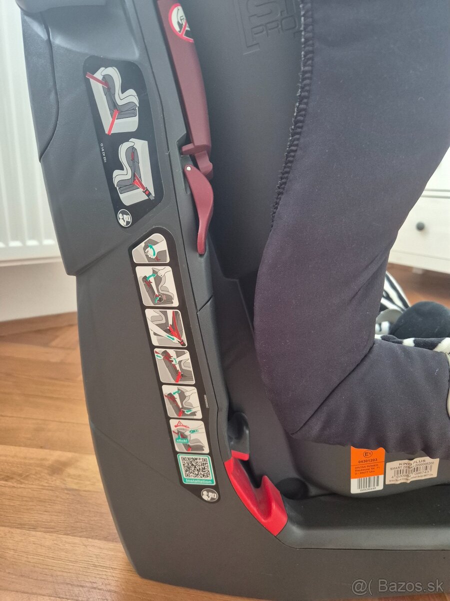 Predam autosedacku Britax Romer King Plus, pouzivana, 9-18kg - 6