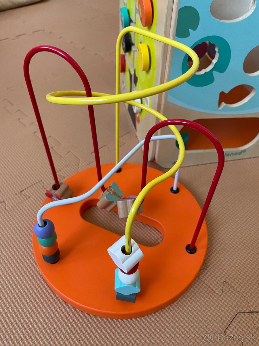 Janod drevená didaktická kocka s labyrintom - 6