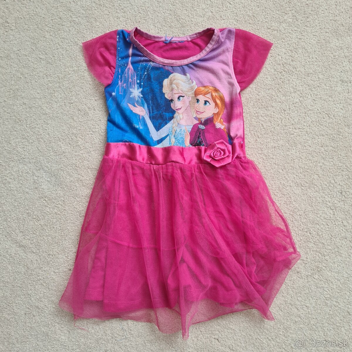 Elsa šaty 98 104 110 116 122 - 6