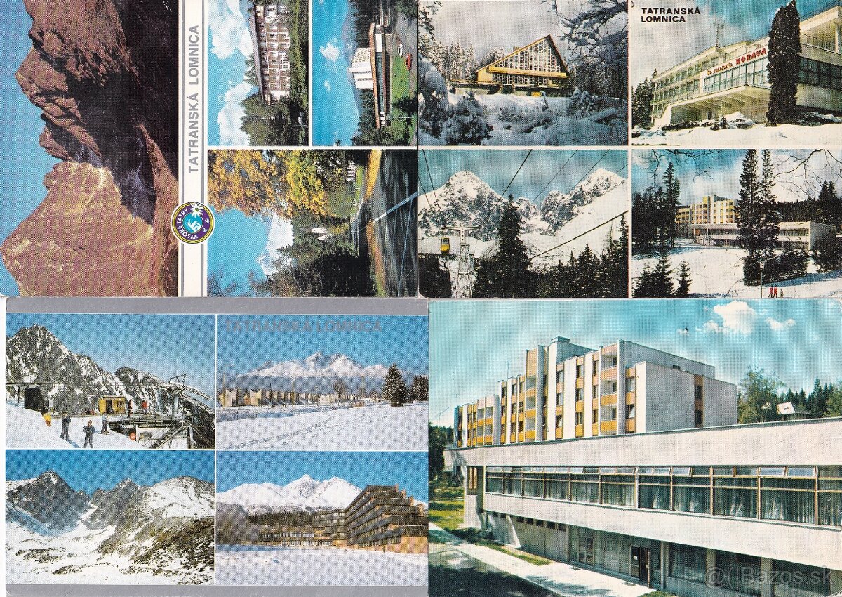 Vysoké Tatry - farebné pohľadnice VF - 6