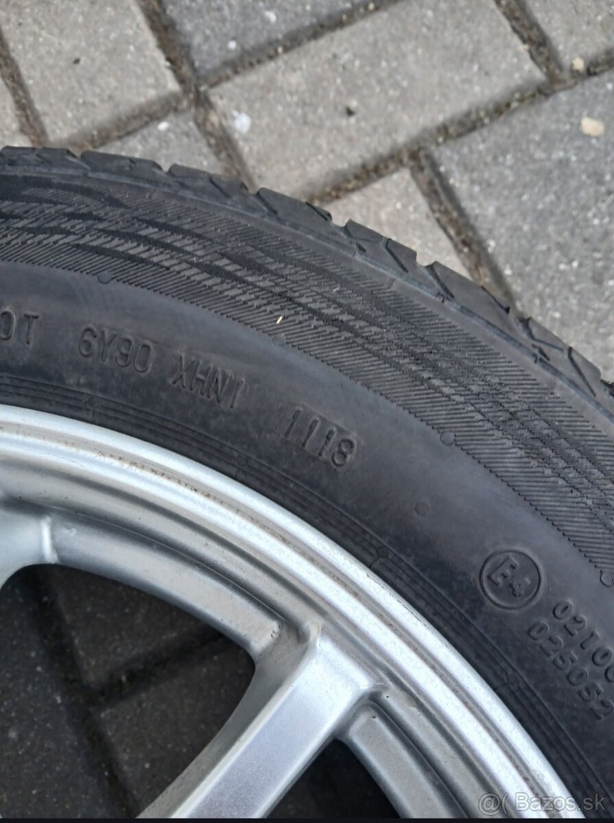 Predam disky 5x100r15, plus pneumatiky - 6