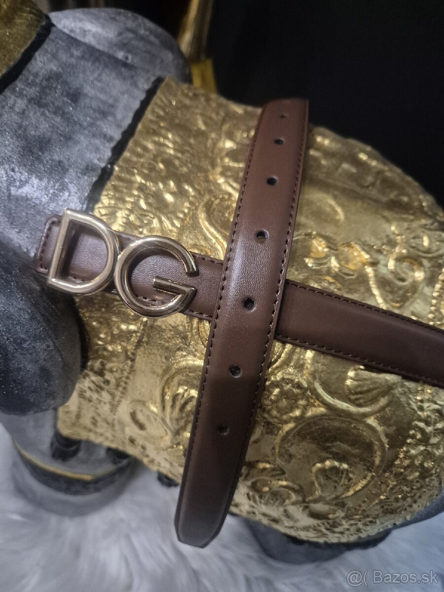 Dolce & Gabbana opasok hnedý - 6